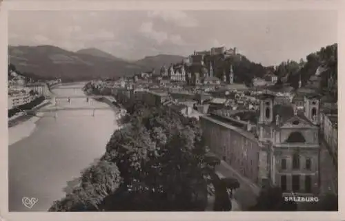 Österreich - Österreich - Salzburg - Blick von Humboldt-Terrasse - ca. 1955