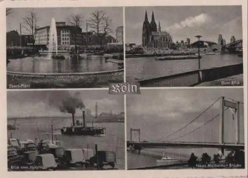 Köln - u.a. Dom-Blick - 1959