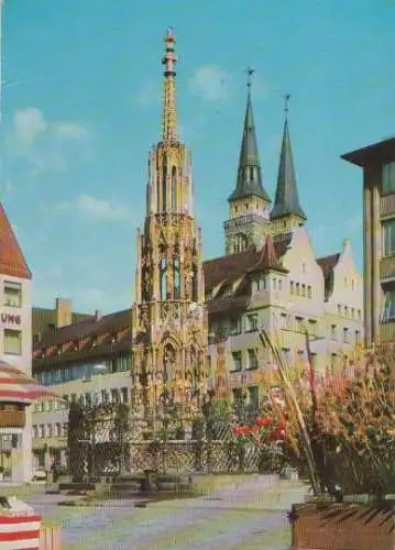 Nürnberg - Schöner Brunnen - 1976