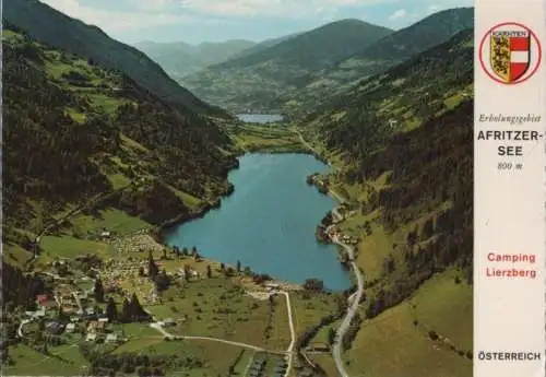 Österreich - Österreich - Afritzer See - von oben - 1973