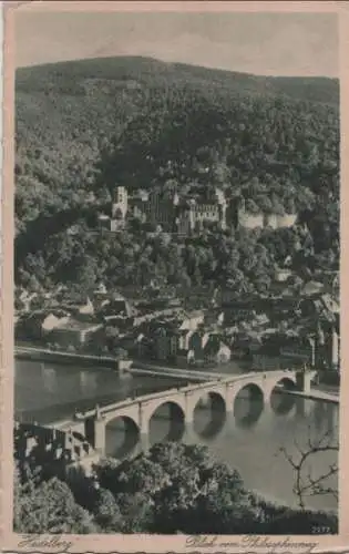 Heidelberg - Blick vom Philosophenweg - 1932