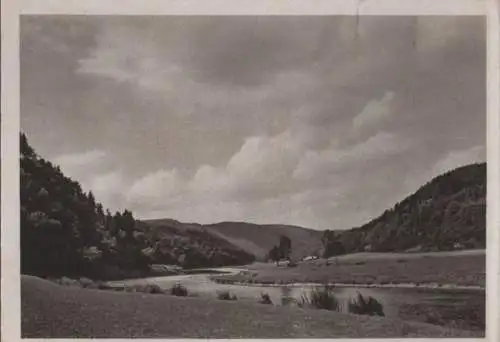 Wasserlauf im Tal - ca. 1955