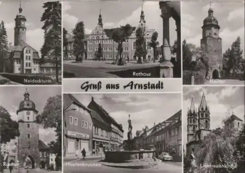 Arnstadt - u.a. Hopfenbrunnen - 1978