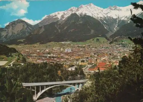 Österreich - Österreich - Innsbruck - mit Sillbrücke - ca. 1980