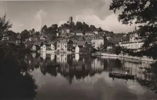 Lobenstein - Blick von der Inselbrücke - 1957