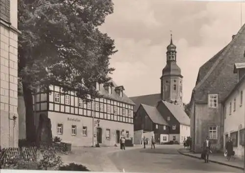 Geising - Ratskeller und Kirche