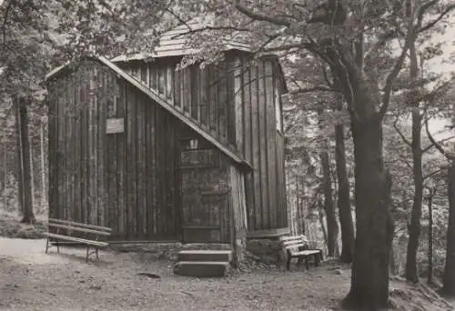 Ilmenau - Jagdhütte auf dem Kickelhahn - Goethe-Gedenkstätte - 1982