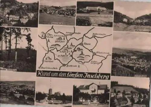 Inselsberg - mit Umgebung - 1960