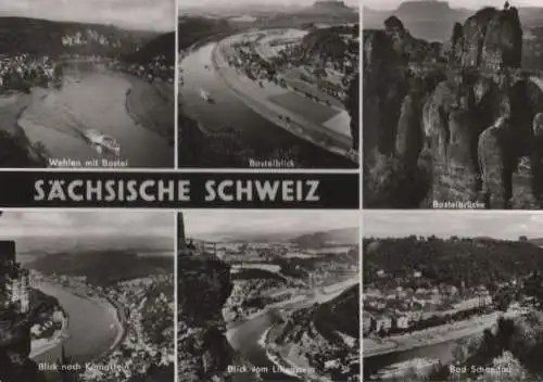 Sächsische Schweiz - u.a. Basteibrücke - 1980