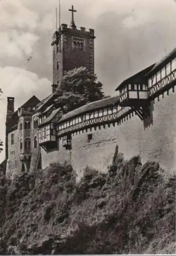 Eisenach - Wartburg von Osten - 1978