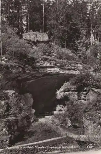 Pottenstein, Oberfranken - eingang Teufelshöhle