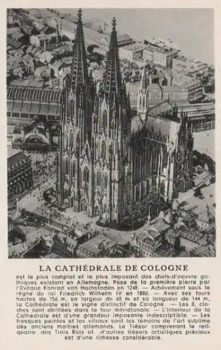 Köln - La Cathedrale de Cologne - ca. 1960