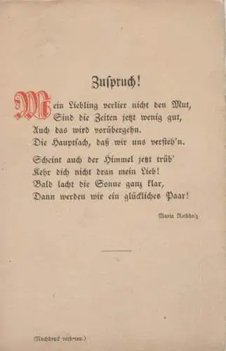 Sinnspruch - Zuspruch