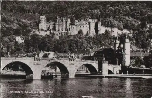 Heidelberg - Schloß und Alte Brücke - 1969