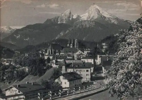 Berchtesgaden - mit Watzmann - 1959