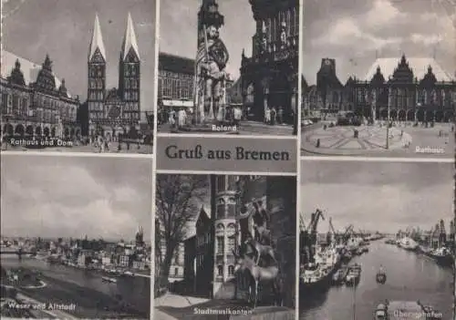 Bremen - u.a. Stadtmusikanten - 1959