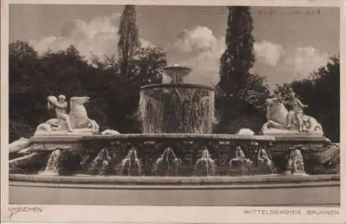 München - Wittelsbacher Brunnen - ca. 1950