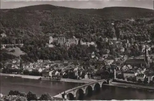 Heidelberg - Blick vom Philosophenweg - ca. 1960