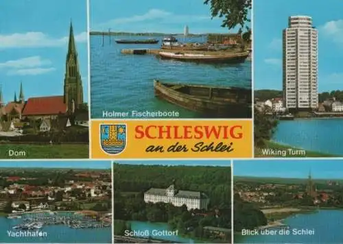 Schleswig - u.a. Blick über die Schlei - ca. 1985