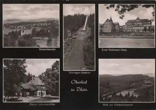 Oberhof - u.a. Lütschetalsperre - 1965