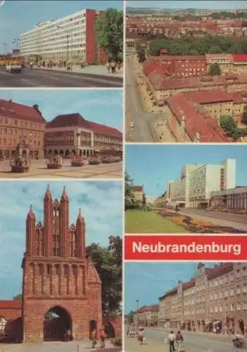 Neubrandenburg - u.a. Centrum Warenhaus - 1981