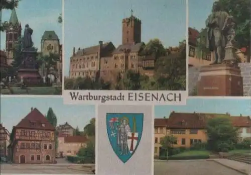 Eisenach - u.a. Bachdenkmal - 1967