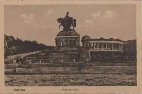 Coblenz - Koblenz - Deutsches Eck - ca. 1930