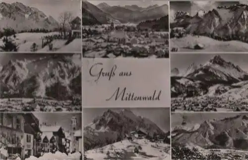 Mittenwald - mit 8 Bildern - 1961