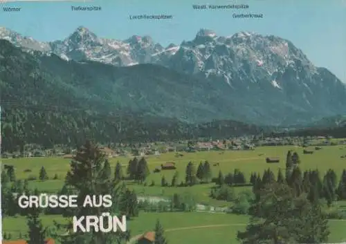 Krün mit Karwendel - 1984