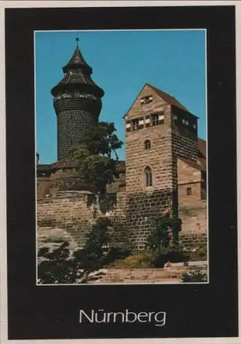 Nürnberg - Burg, Sinwellturm - ca. 1985