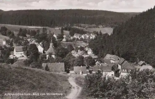 Altenau - Blick vom Mühlenberg - 1965