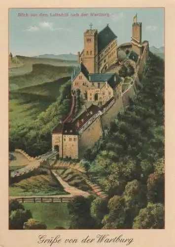 Repro - Eisenach Wartburg aus Luftschiff - ca. 1995