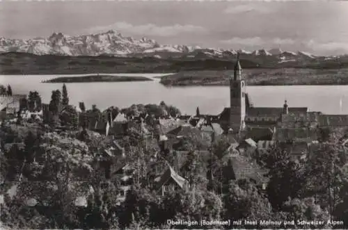 Überlingen - mit Insel Mainau - ca. 1955