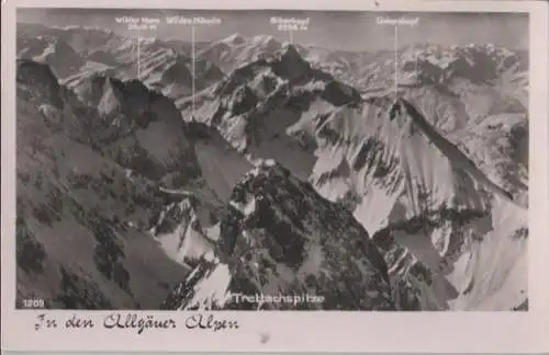 Allgäuer Alpen - z.B. Trattachspitze - ca. 1955