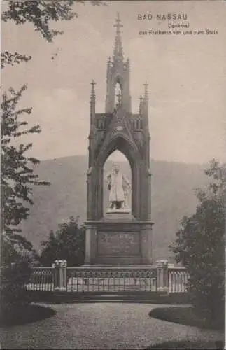 Bad Nassau - Denkmal des Freiherrn von und zum Stein - ca. 1935