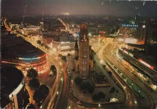 Berlin-Charlottenburg, Gedächtniskirche - mit City - 1979