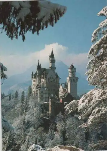 Schwangau Neuschwanstein - im Winter - ca. 1985