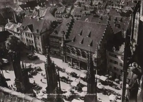 Freiburg - Blick vom Münster - ca. 1960