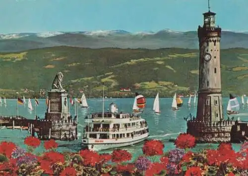 Lindau Bodensee - Hafeneinfahrt - ca. 1975