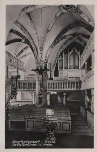 Ehrenfriedersdorf - Stadtpfarrkirche St. Niklas - ca. 1955