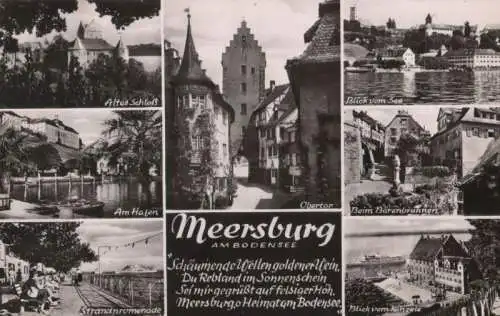 Meersburg - u.a. Strandpromenade - ca. 1960