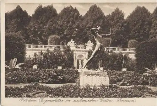 Potsdam, Sanssouci - Bogenschütze