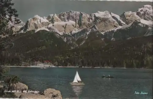 Eibsee - mit Blick auf Wetterstein - ca. 1965