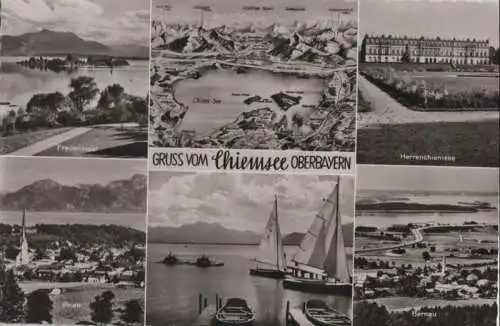 Chiemsee - u.a. mit Übersichtskarte - 1959