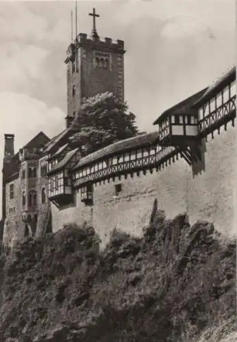 Eisenach - Wartburg von Osten - 1971