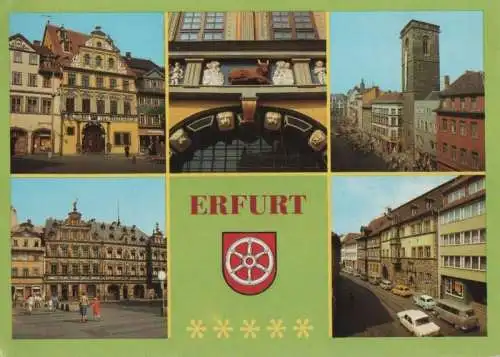 Erfurt - u.a. Haus zum Roten Ochsen - 1988