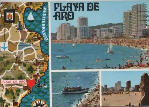 Spanien - Spanien - Playa de Aro - mit 4 Bildern - 1977