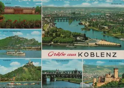 Koblenz - u.a. Deutsches Eck - ca. 1975