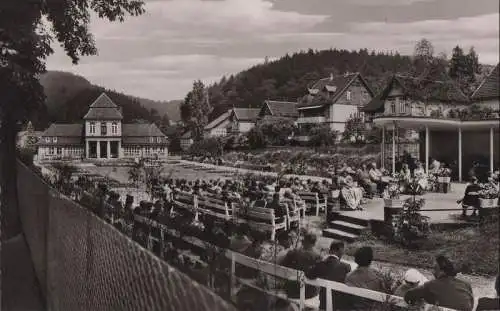 Bad Grund - Kurpark mit Badehaus - 1958