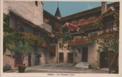 Schweiz - Schweiz - Chillon - La Premiere Cour - ca. 1950